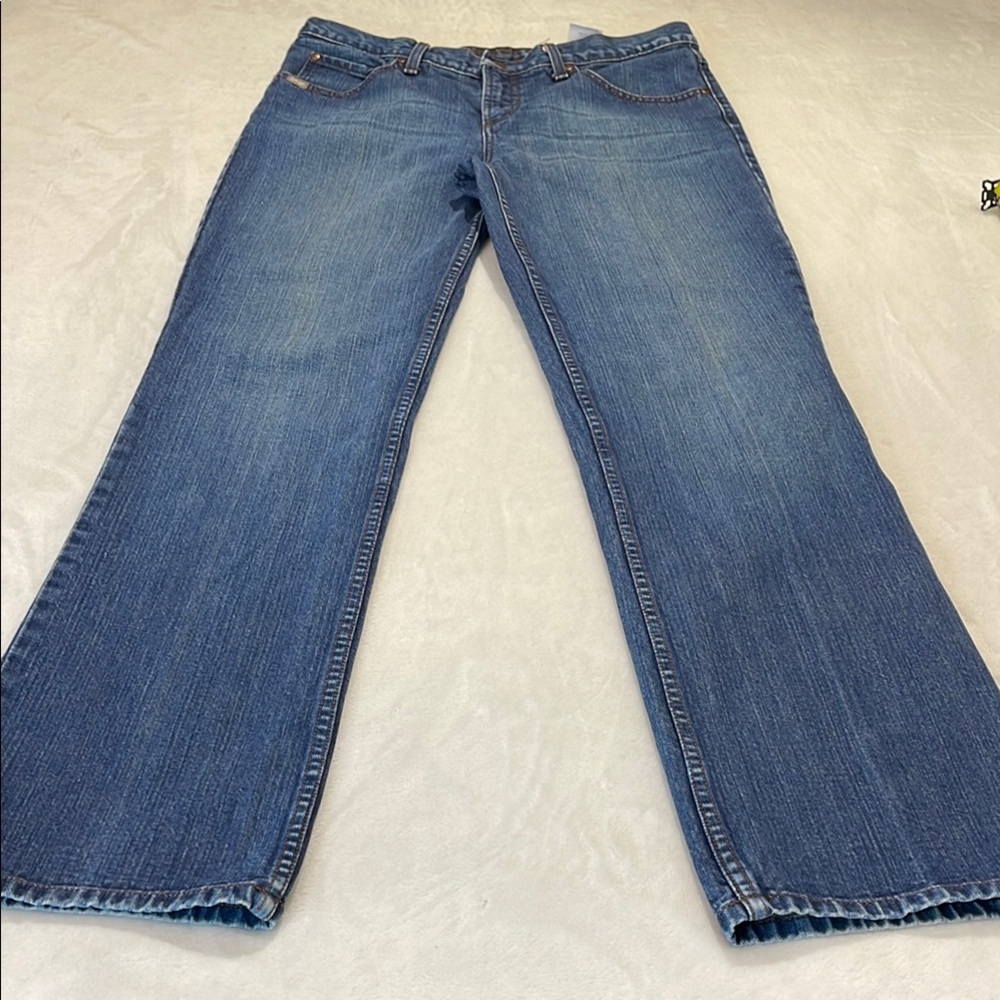 CRUEL GIRL SLIM SIZE 11 Long Blue Wide-Leg Jeans